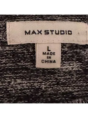 Max Studio Women’s Knit Top Size Large Casual Shirt thumbnail 2