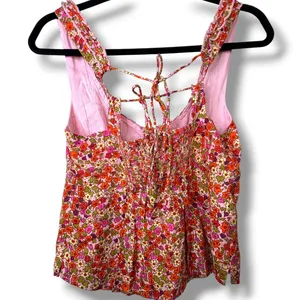 Free People NWOT Spring Blossom Combo Ellia Floral Printed 2 Piece Skort Set XS thumbnail 9