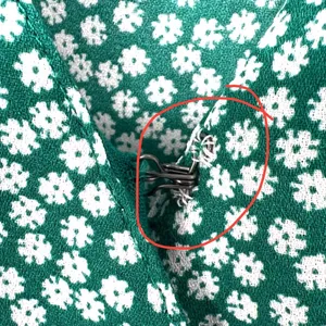 Abercrombie & Fitch Green Floral Wrap‎ Mini Dress Ruffle Daisy Medium EUC thumbnail 9