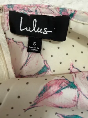Lulus Mini Dress Floral Small thumbnail 6