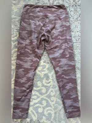 PINK Active High Waist Cargo Leggings Camo Large thumbnail 6