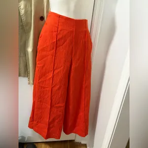Anthropologie Maeve gauzy cotton gauchos thumbnail 4