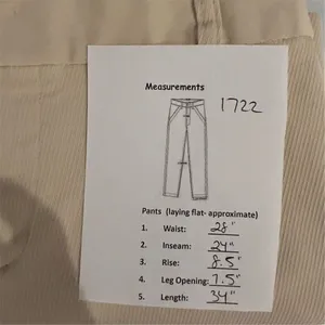 Gap Women's Cropped‎ Pants Size 6 Beige Straight Leg Casual thumbnail 15