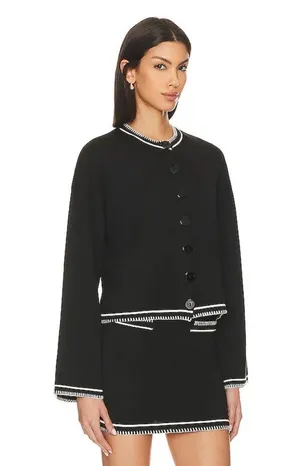 SNDYS Daphne Cardigan in Black, size XS thumbnail 2