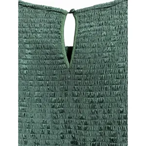 Baltic Born‎ Stockholm Smocked Dress Forest Green Women's Size 2XL thumbnail 10