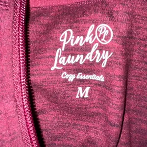 Pink-violet Women's Burgundy and Red Hoodie Zip-Up Medium Sweatshirt Jacket Y2K thumbnail 6
