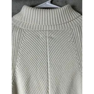 Maeve Carys Mock Neck Sweater Knit Boxy Pullover Sweater Women's Large Wool thumbnail 4