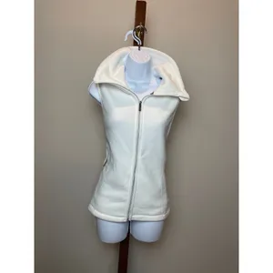 Calvin Klein Performance Vest Size M White Fleece Zip Front New Without Tag thumbnail 8