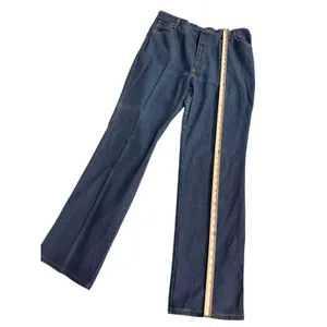 Wrangler Vintage No-Fault Denims High Rise Wide Leg Jeans Blue USA Made Size 20 thumbnail 2
