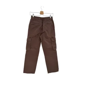 Aritzia Tna Troop Cargo Pants Brown Cotton Utility Straight Leg‎ Size 2 thumbnail 6