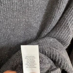 Aerie Dark Gray Oversized Ribbed Knit Drop Shoulder‎ Crewneck Sweater XS thumbnail 6