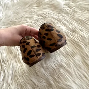 Madewell The Sidewalk Slimmer Leopard Flat Sz 7 thumbnail 5