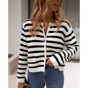 Lumiere Women's Striped Preppy Cardigan Sweater Size Small NWT‎ thumbnail 2