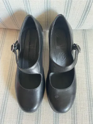 Dansko Becca Leather Mary Jane Chunky Heel Pumps Comfort Shoes EU 38 US 7.5 thumbnail 2
