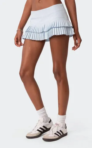 Edikted Pleated Skort. thumbnail 3
