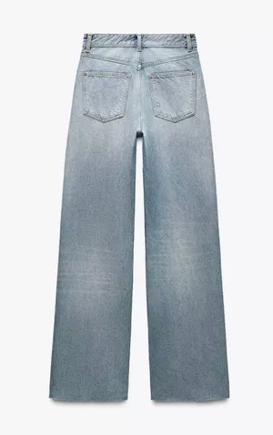 Wide Leg High Rise Jeans thumbnail 4