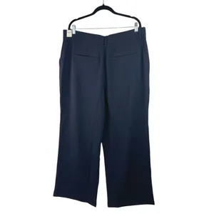 NEW Abercrombie & Fitch Women's Black High Waisted Trousers Dress Pants Size XL thumbnail 3