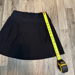 Abercrombie & Fitch YPB sculptLUX Athletic Skirt Skort with Slit Black Large thumbnail 3