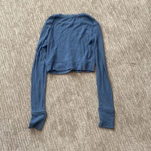 Privacy Please Blue Long Sleeve Women's Top thumbnail 2