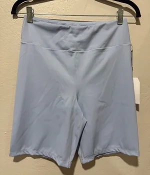 NWT Better Together Women's Light Blue Bike Shorts - Large thumbnail 1