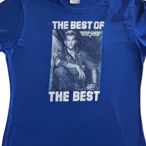 Port Company Top Gun Iceman Graphic Tee Blue‎ Val Kilmer Movie T-Shirt Small thumbnail 3