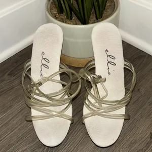 Ellie‎ Platform Clear Strap Heels thumbnail 3