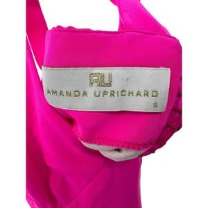 Amanda Uprichard Silk Maxi Dress Pink Strappy Backless S Luxury‎ Resortwear thumbnail 5