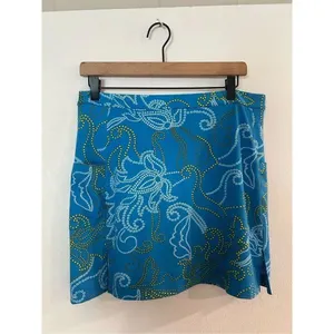 Callaway Golf Skort Blue Paisley Size 8 Athletic Tennis Skirt thumbnail 2