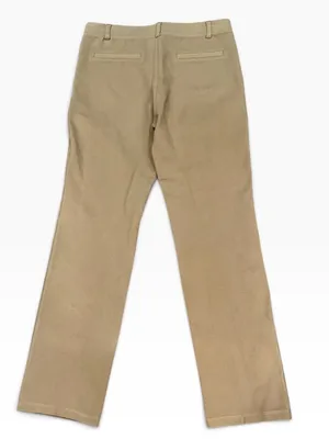 Quince Ultra Stretch Ponte Straight Leg Pants Roasted Pecan Medium Tall Pull On thumbnail 3