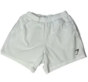 Gymshark White Athletic Shorts Lightweight Elastic Waist thumbnail 1