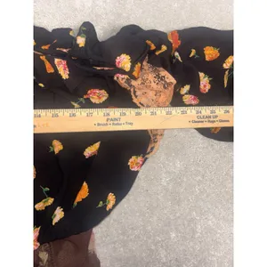 Free People Poppy Floral Printed Bodysuit‎ small Boho Flowy thumbnail 7