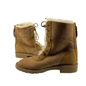 Ugg Daney Suede Wool Lined Lace Up Zipper Back Boots 1017507 Women’s 5.5 thumbnail 10