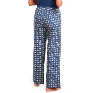 NWT Vineyard Vines Womens Size Small Santa Whale Stretch Cotton Lounge Pants NEW thumbnail 2