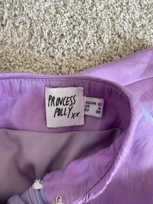 Princess Polly Purple Iridescent Mini Dress thumbnail 4