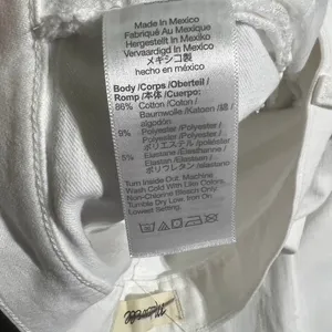 NWT Madewell Mid-Rise Kick Out Crop White Jeans Size 25‎ Denim Pants thumbnail 9