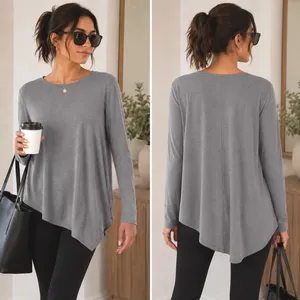 Lululemon Lifted Balance Asymmetrical Hem Long‎ Sleeve Top Women 2 Activewear thumbnail 2