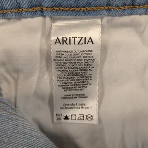 Denim Forum Aritzia Joni Straight Leg Jeans True Super Light Blue 28 129296 thumbnail 4