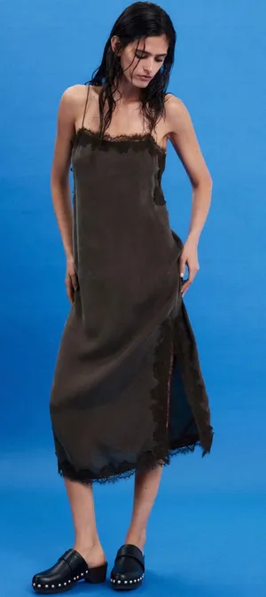 Mango Lace Slip Dress thumbnail 1