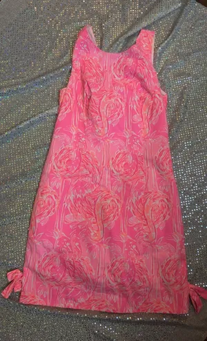 Lilly Pulitzer Dress Shift Mila Pink Flamingo thumbnail 1