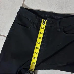 American Eagle Women Black Curvy High Rise Jegging Jeans Dream Stretch size 2 S. thumbnail 6