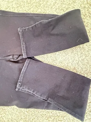 Good American Women’s Jeans Size 8/29 Side Slit Skinny Leg High Rise Black thumbnail 6