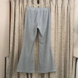 Aerie Groove-On Rib Velour Flare Pants thumbnail 7