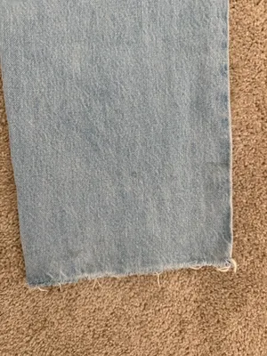 Levi’s Low Pro Straight Ripped Light Wash Jeans thumbnail 5