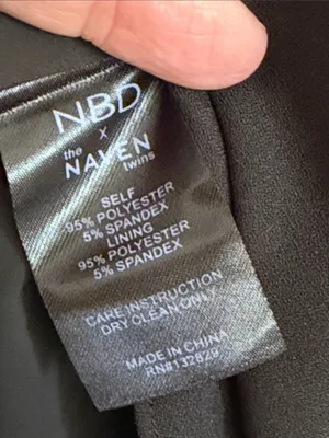 NBD X THE NAVEN TWINS EARNED‎ IT DRESS Black Size Small thumbnail 4