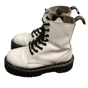 Dr Martens White Jadon Leather Boot Unisex Size 5W 4M EU36 thumbnail 1