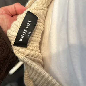 White Fox Cream Wool Flare Lounge Pants thumbnail 5