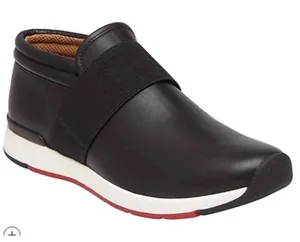 Vionic Calina Slip On Walking Shoe Womens 9 Black Leather High Top thumbnail 1