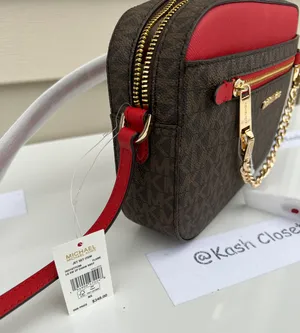Michael Kors Jet Set Item Large EW Zip Chain Crossbody Bag -Flame thumbnail 8