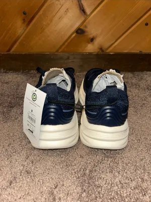 Avia Navy blue Knit Laceup Sneakers NWT thumbnail 6
