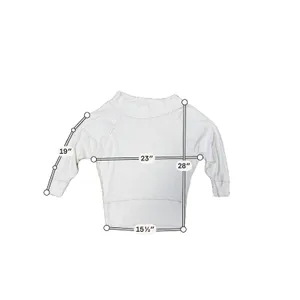 We The Free Free People Cream Off Shoulder Batwing Pullover Top Medium thumbnail 3